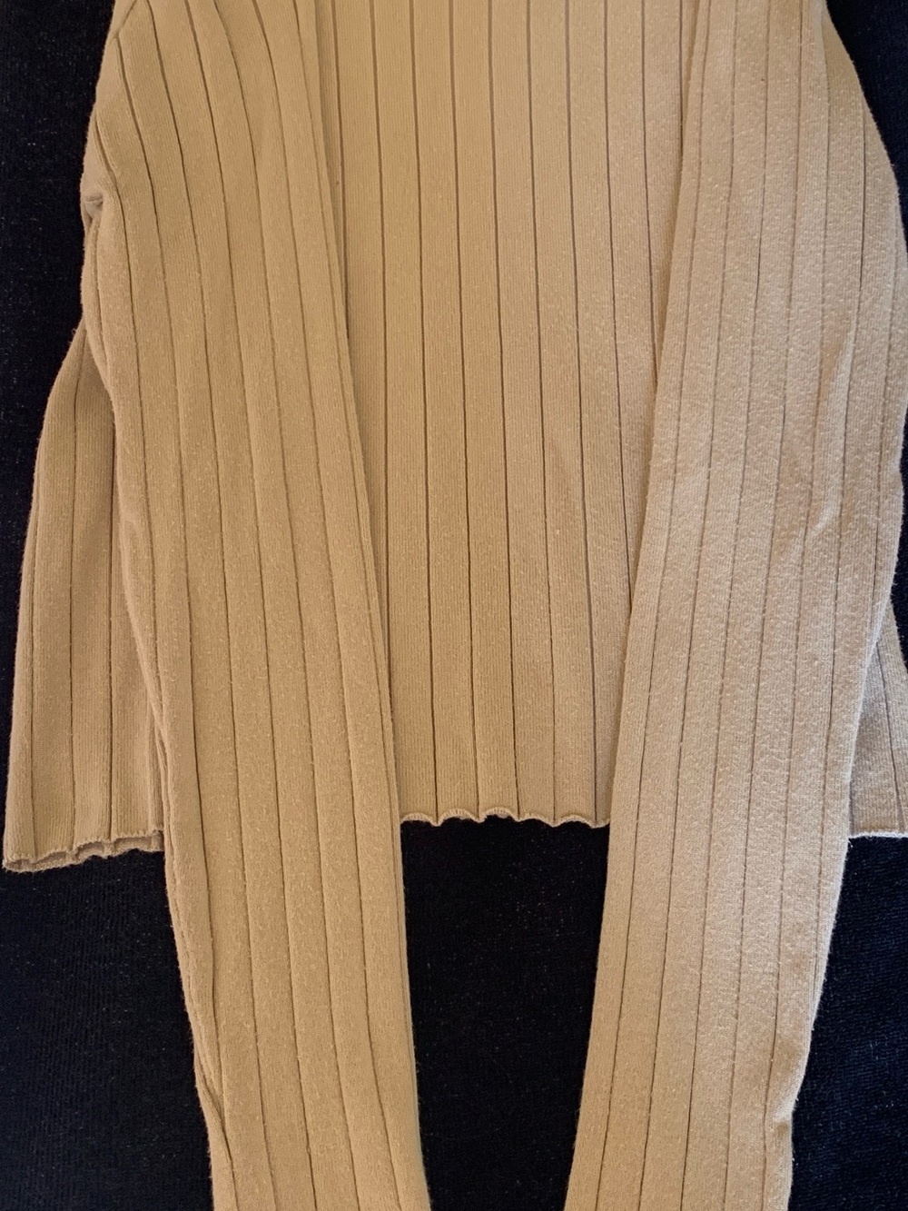 Forever 21 Ribbed Scoop-Neck Sweater in Camel Tan